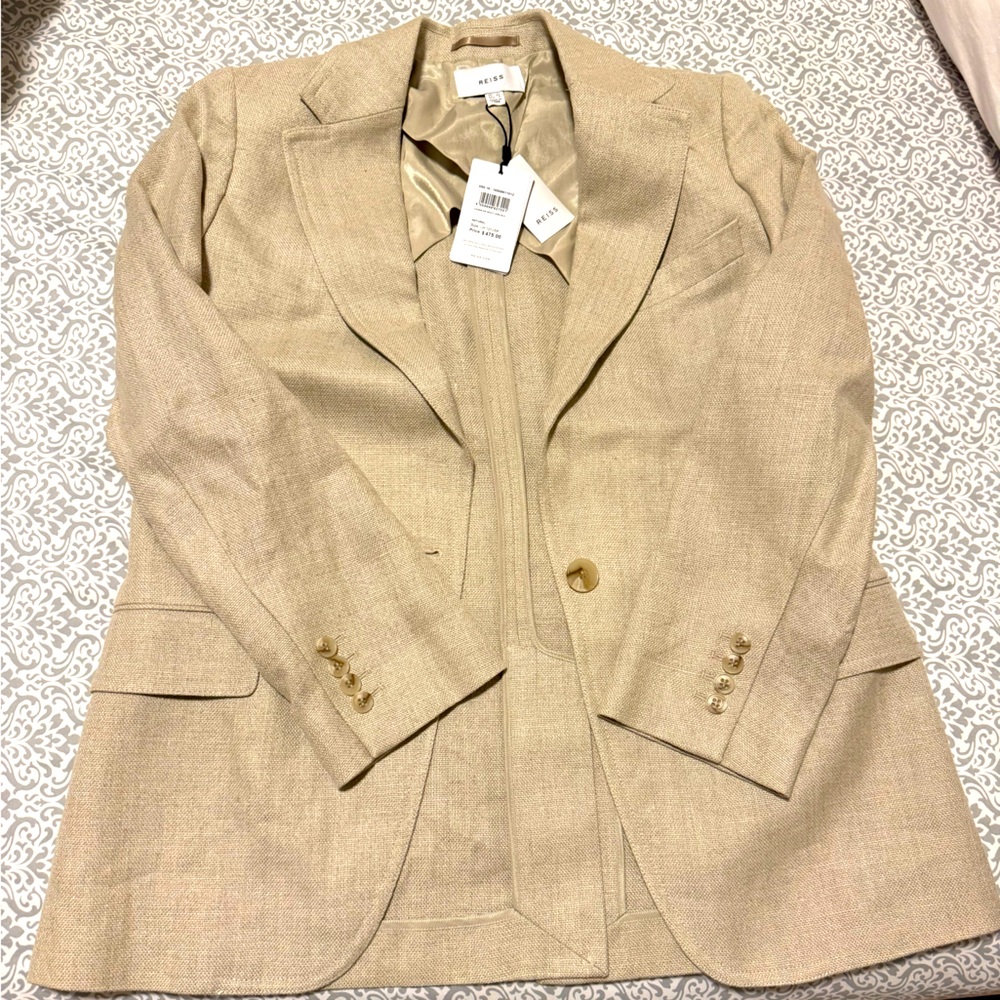 Reiss Linen Blazer